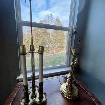 Lot 035-LR: Steiff and Friend Brass Lamps