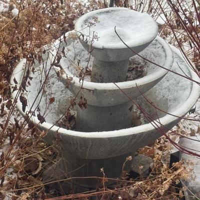 Front yard water feature