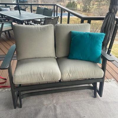 Upper deck love seat