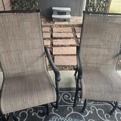 Lower patio chairs 
