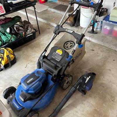 Kobalt Blower and Brushless Mower
