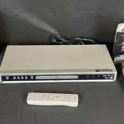 Magnavox dvd player with remote and blu ray