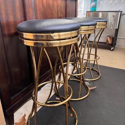 Black & Gold stools