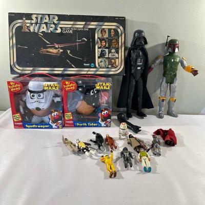 Star Wars Toys | Vintage (1970's) Star Wars themed toys including "Escape from Death Star" game, Mr. Potato Head...