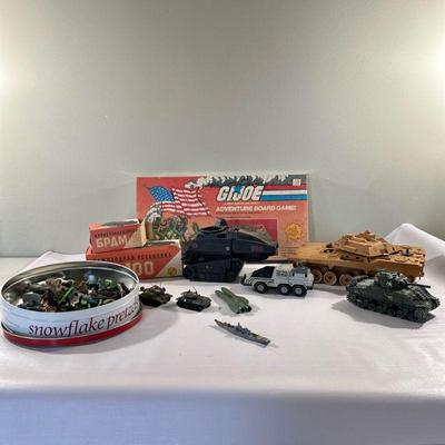 G.I. Joe Toys - 3 of 3 | Collection of G.I. Joe toys including "Adventure Board Game" and more.


