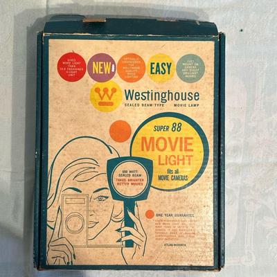 Westinghouse Super 88 Movie Light | Vintage Westinghouse Super 88 Movie Light, 650 Watt.


