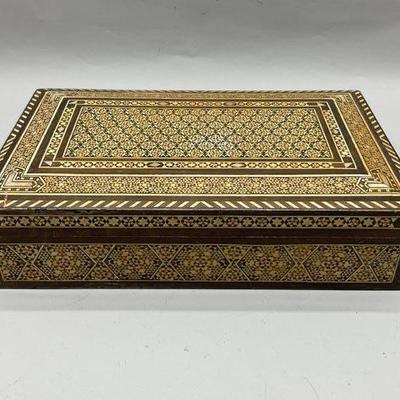 India Anglo Jewelry or Work Box