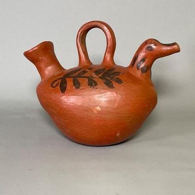 Colima style bird form pitcher