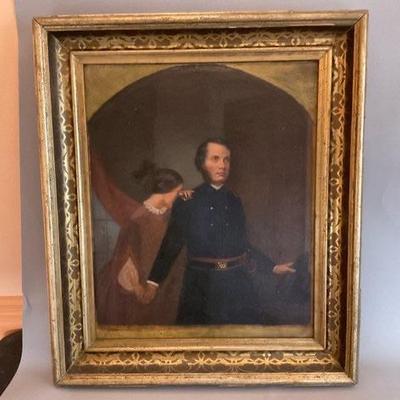 Civil War Oil Painting