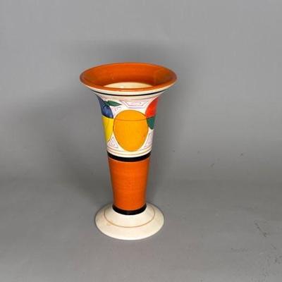 Clarice Cliff Stely Melon Pattern Vase