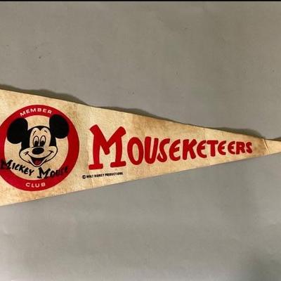Mouseketeers Pennant