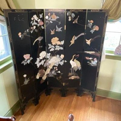 Carved Stone Chinese Screen