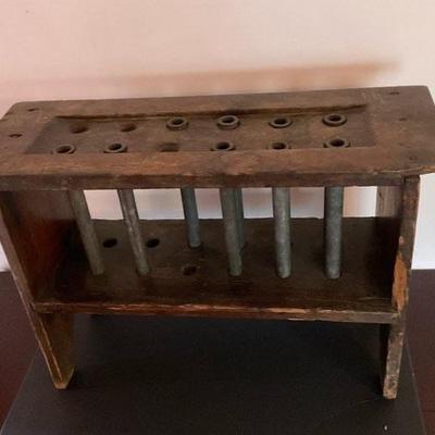 Antique Primitive Candle Mold
