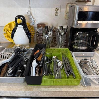 PENGUIN,SILVERWARE SOLD