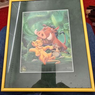 Framed Special Edition Disney Art