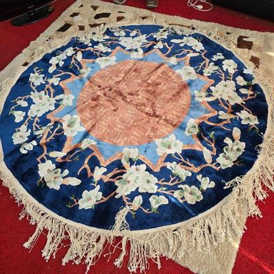 Chinese silk rug