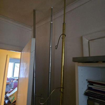 Mid- century spring poles