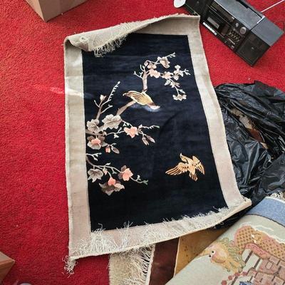 Chinese silk rug