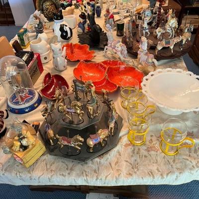 !960's candy dishes, carousels, figurines and more!