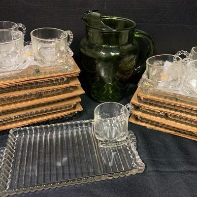 Tw237 glass luncheon set