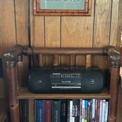 Tw169 bamboo bookshelf panasonic rx fs410 radio and more