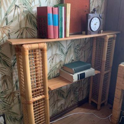 Tw184 narrow bamboo shelf