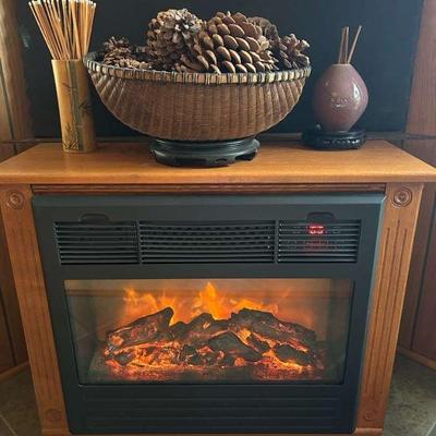 Tw101 electric fireplace decor