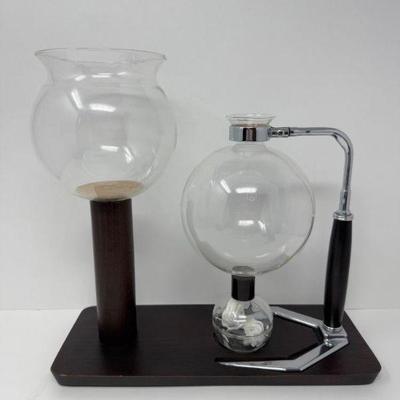 Vintage Hellem France Glass Vacuum Coffee Maker	