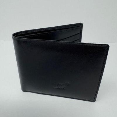 Vintage Mont Blanc Black Leather Wallet	