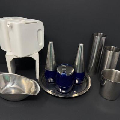 MCM Ceramic PIPa Japan Tea Pots & MCM Stainless Collectibles	