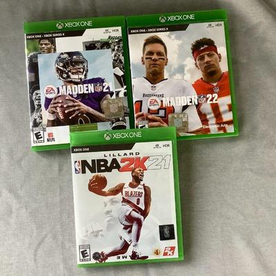 XBOX sports games
