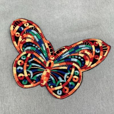 Butterfly embroidery, a foot long