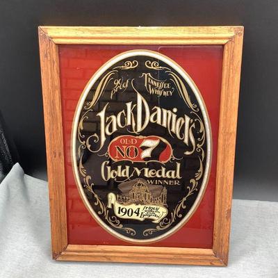 Jack Daniels Glass Sign