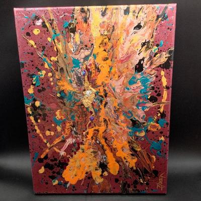 Acrylic and resin art