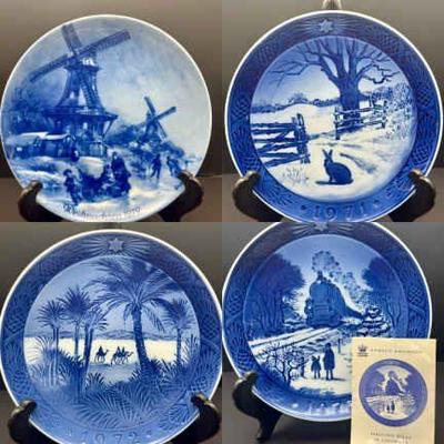 (4) Vintage Berlin/Royal Copenhagen Collector Plates
Berlin Design Blue China 1979 Christmas Eve In Greetsiel COLLECTOR'S PLATE...