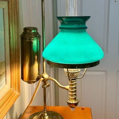 Antique Brass Student Desk Lamp

