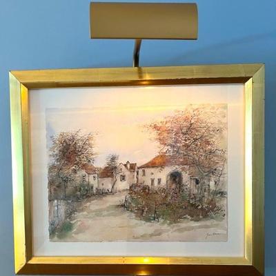 “Automne” Original Work by Bernard Gantner — with Provenance
