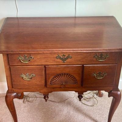 Bartley Collection Queen Anne Cherry Lowboy
