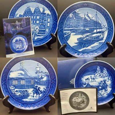 "Christmas at Amagertorv" & (3) 2000s Royal Copenhagen Plates
2002 Royal Copenhagen Plate, "Winter In The Forest"...