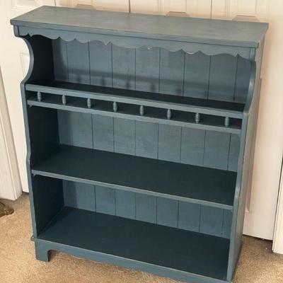 Blue Rustic Three Tier Shelf

