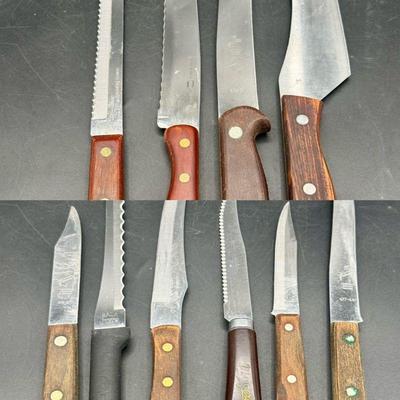 Vintage Knife Lot
Henckels superfection no stain knife 431-8"
Henckels superfection no stain knife 476-3"
Henckels superfection...
