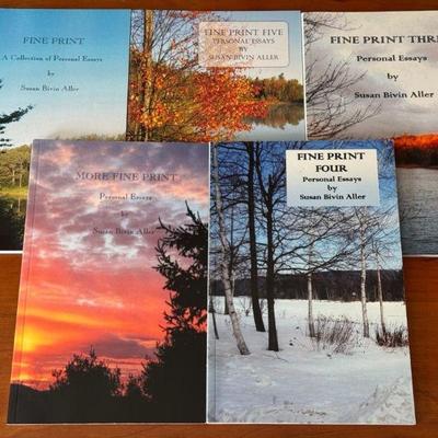 (5) Autographed - Susan Bivin Aller : Fine Print Personal Essays
