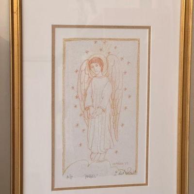 Angel 2019 Archival Print Signed By Tomie de Paola
