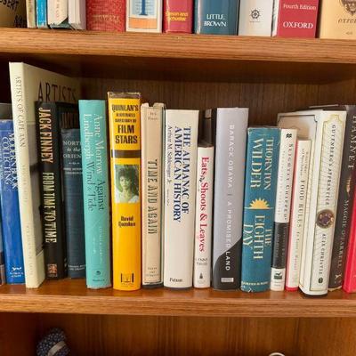 Shelf Of Hardcover Books
Books are in good to great condition. Includes: 
Lindbergh flights Enigmatic hero
The library book by Susan...