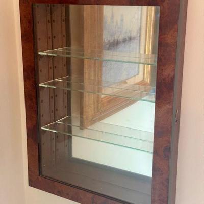Mirrored Wall Mounted Display Shelf

