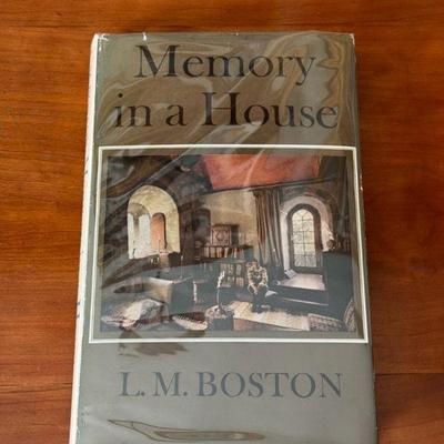 Autographed - L.M. Boston : Memory In A House
