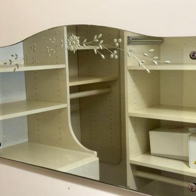 Venetian Style Etched Wall Mirror
