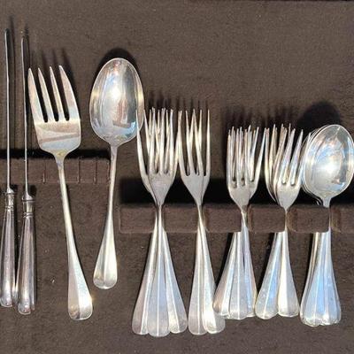 38-Piece Stieff Sterling Silver Silverware Set
