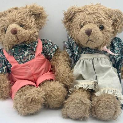 Brittany & Benjamin Russ Teddy Bears Vintage
