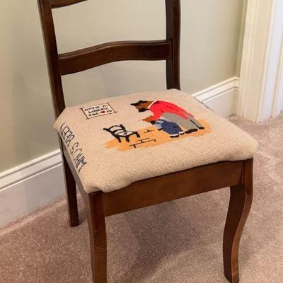 Embroidered Children’s Chair
